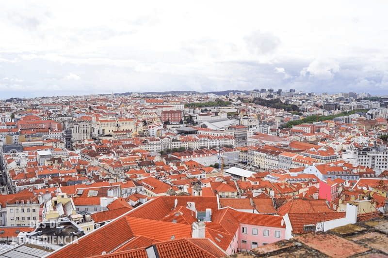Vistes des del castell de São Jorge